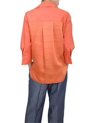 Camicia Liu-Jo arancione in cotone con stampa in DONNA
