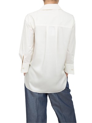 Camicia Liu-Jo bianco in cotone con stampa in DONNA