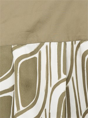 Camicia Liu-Jo verde in cotone con stampa in DONNA