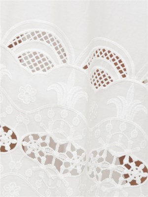 Gonna in cotone Liu-jo con ricamo bianco in DONNA
