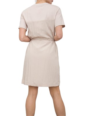 Abito Liu-jo cipria con elastico in vita in DONNA