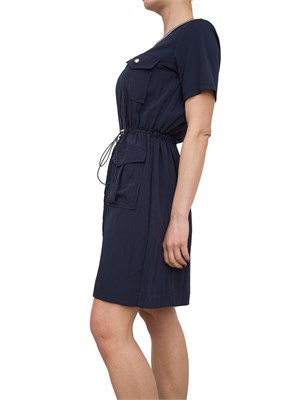 Abito Liu-jo blu con elastico in vita in DONNA