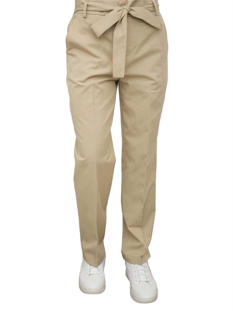 Pantaloni chino Liu-Jo con cintura beige