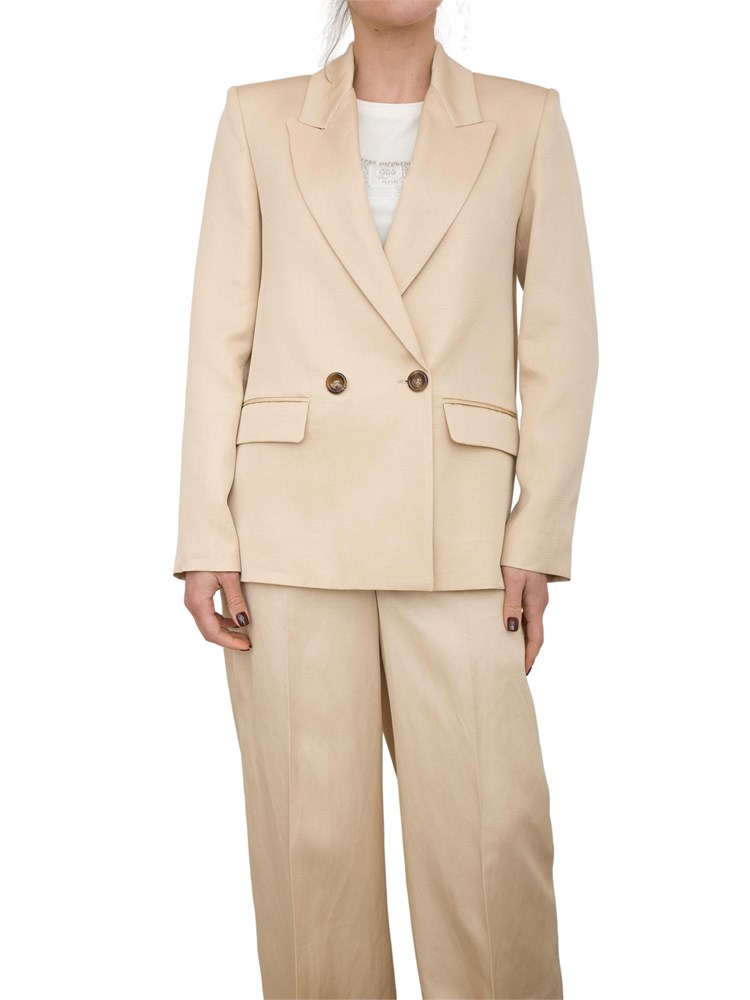 Giacca doppiopetto Liu-jo beige