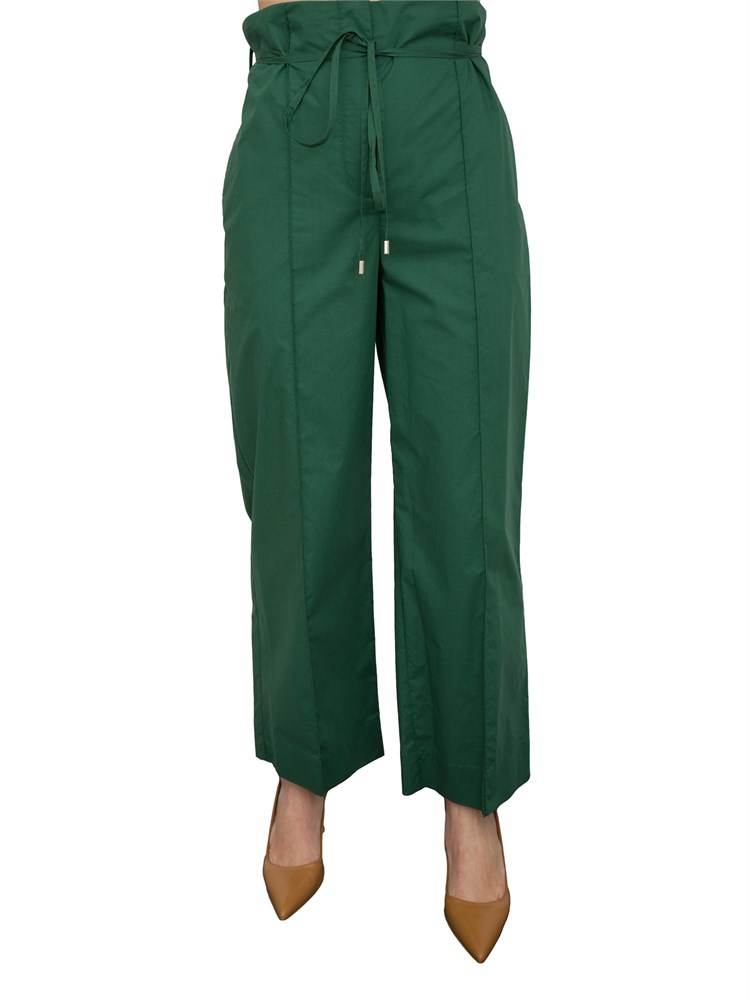 Pantaloni Liu-jo con cintura verde