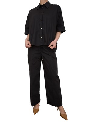 Pantaloni Liu-jo con cintura nero in DONNA
