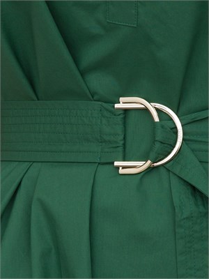 Abito in cotone Liu-jo con cintura verde in DONNA