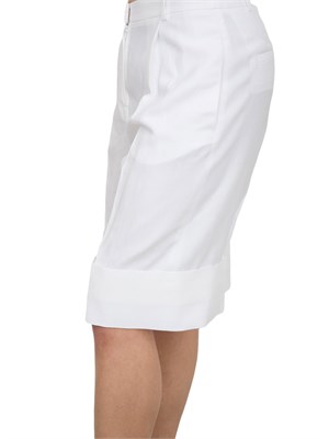Bermuda bianchi Blugirl in misto lino in DONNA