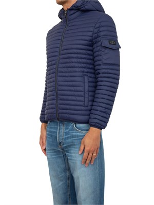 Giacca Liu-jo blu con cappuccio removibile in UOMO