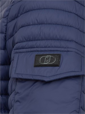 Giacca Liu-jo blu con cappuccio removibile in UOMO