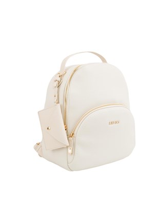 Zaino Liu Jo bianco panna con pochette in DONNA