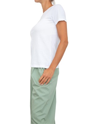 T-shirt donna Armani Exchange in cotone bianco con stampa logo in DONNA