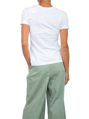 T-shirt donna Armani Exchange in cotone bianco con stampa logo in DONNA