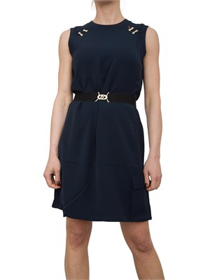 Abito corto Liu-Jo con cintura blu in DONNA