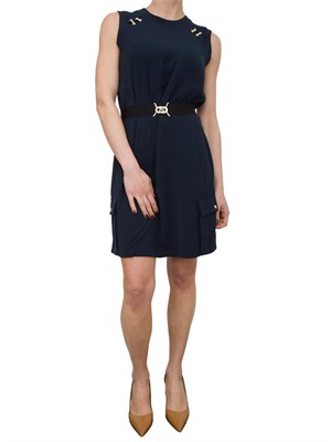 Abito corto Liu-Jo con cintura blu in DONNA