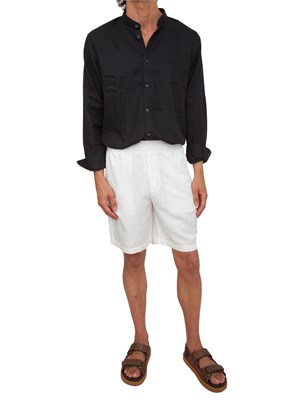 Bermuda A.X. bianco in misto lino in UOMO