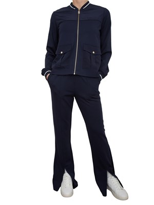 Giacca felpa Liu Jo blu in viscosa in DONNA