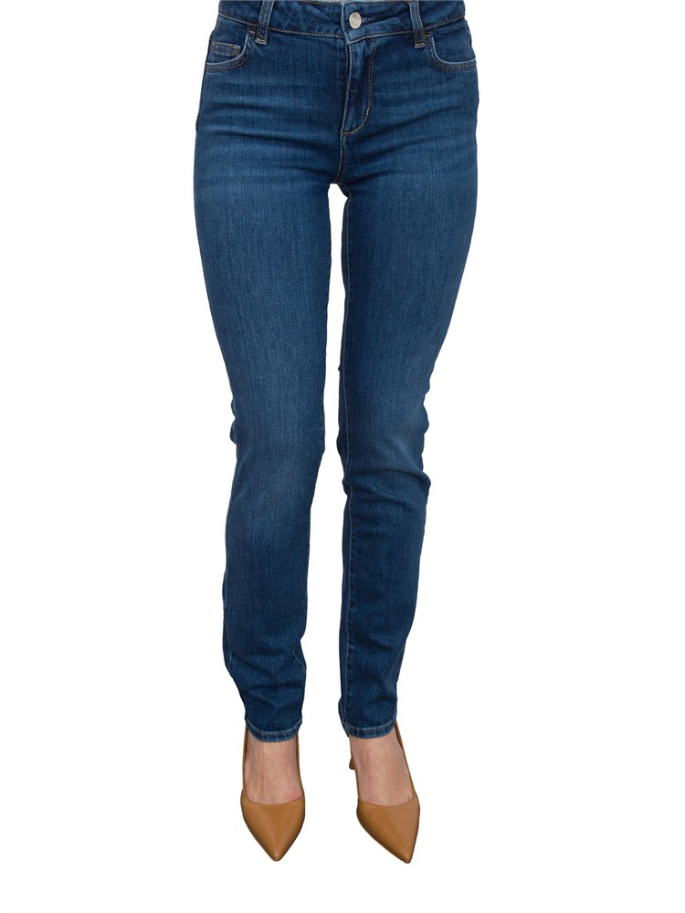 Jeans Liu-jo slim fit scuri con strass