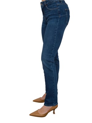 Jeans Liu-jo slim fit scuri con strass in DONNA