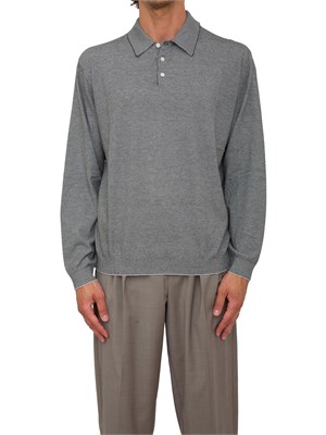 Polo Armani Exchange a righe con manica lunga in UOMO