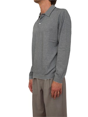 Polo Armani Exchange a righe con manica lunga in UOMO