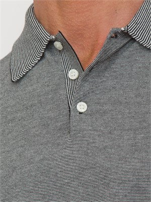 Polo Armani Exchange a righe con manica lunga in UOMO