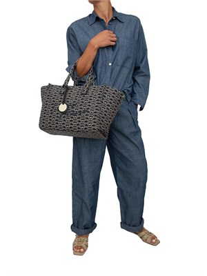 Pantaloni donna Armani Exchange con pinces in chambray in DONNA