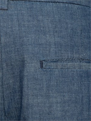 Pantaloni donna Armani Exchange con pinces in chambray in DONNA