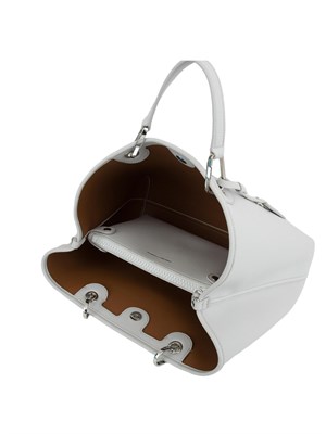 Shopper media Myea Emporio Armani stampa cervo grigio in DONNA