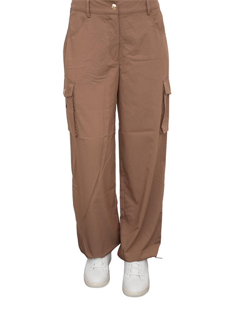 Pantaloni marrone Liu Jo modello cargo