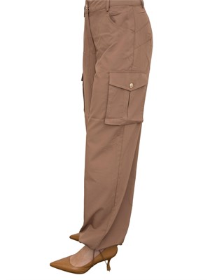 Pantaloni marrone Liu Jo modello cargo in DONNA