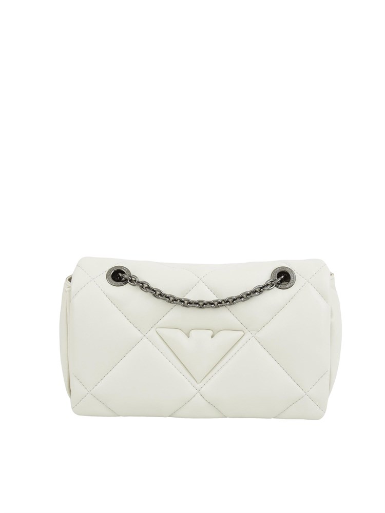 Mini bag a tracolla Emporio Armani con patta effetto nappa matelassé