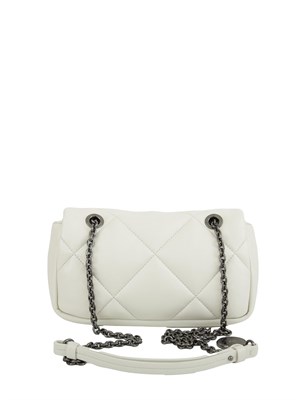Mini bag a tracolla Emporio Armani con patta effetto nappa matelassé in DONNA