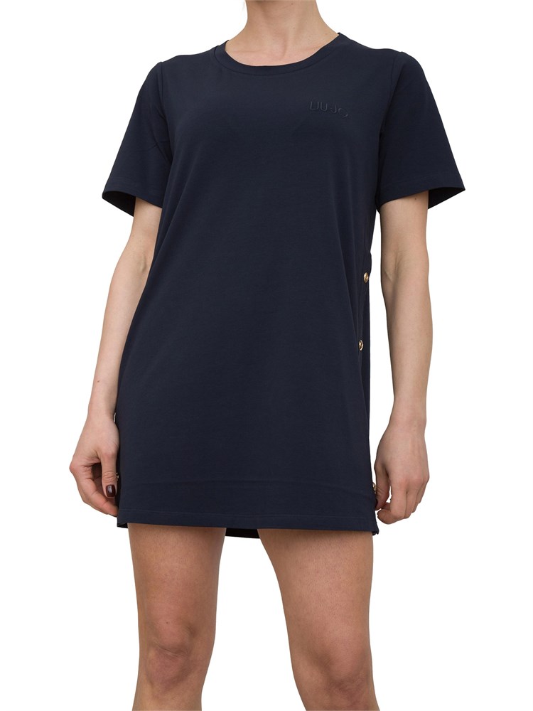 T-shirt Liu Jo Better in cotone blu
