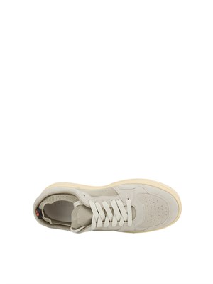 Sneakers Peuterey in suede e maglina tecnica grigio marrone in UOMO