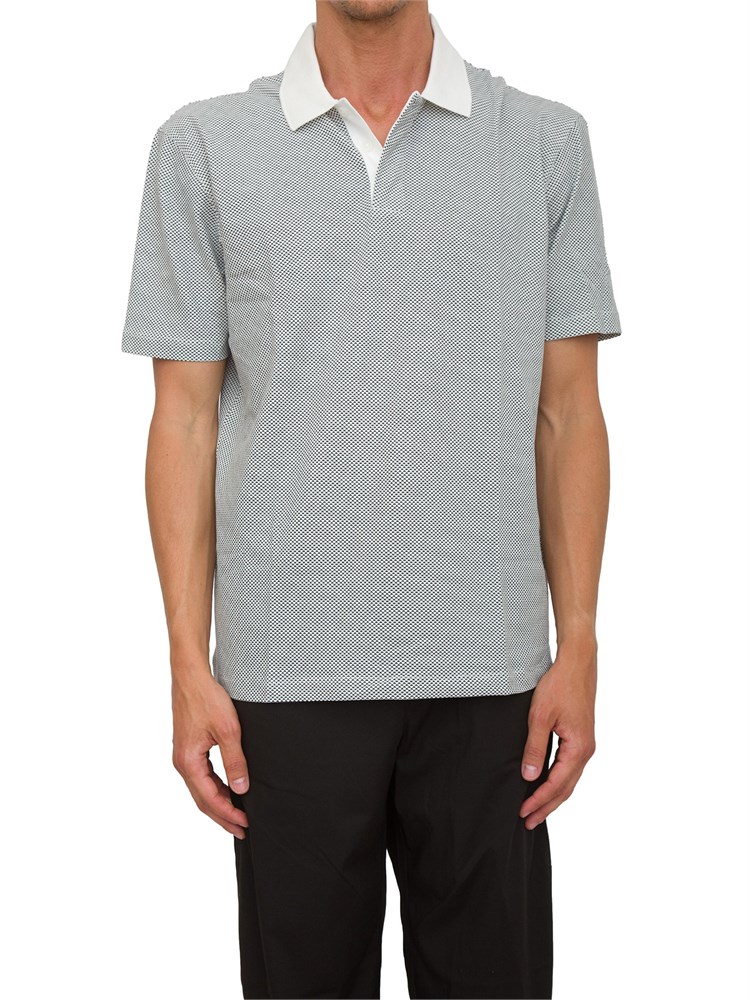 Polo A.X. regular fit bianco in jersey stretch