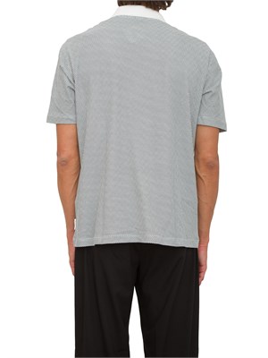 Polo A.X. regular fit bianco in jersey stretch in UOMO