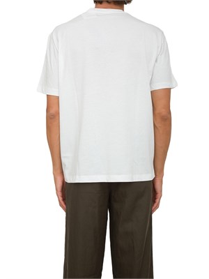 T-shirt girocollo A.X. bianco con logo in UOMO