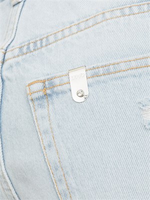 Short in denim Liu-jo con strass in DONNA