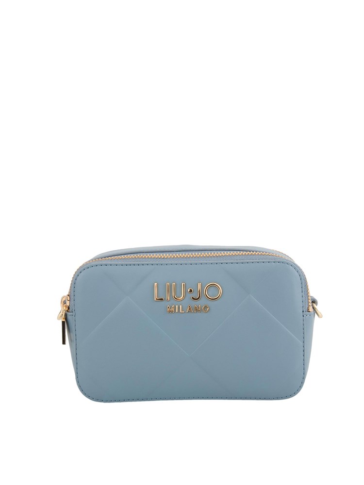 Borsa a tracolla piccola Liu Jo color azzurro polvere
