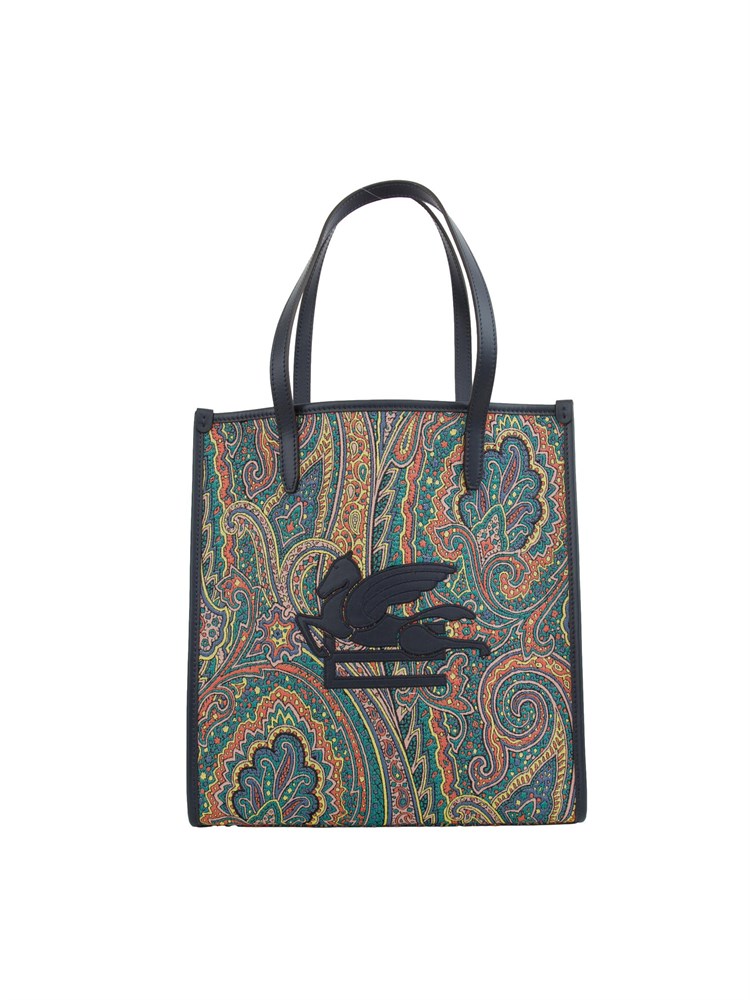 Borsa Etro Love Trotter media motivo paisley multicolore