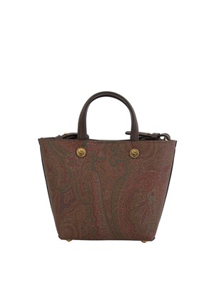 Borsa shopping mini Etro motivo jacquard Paisley in DONNA