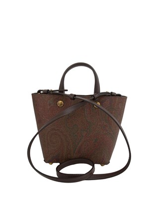 Borsa shopping mini Etro motivo jacquard Paisley in DONNA