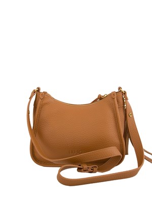 Borsa piccola Liu Jo color cuoio con charm nappina in DONNA