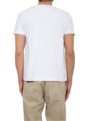 T-shirt Etro bianco con stampa piazzata in UOMO