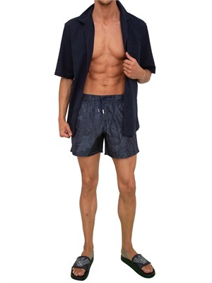 Costume a pantaloncino Etro uomo con stampa Paisley blu in UOMO