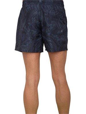 Costume a pantaloncino Etro uomo con stampa Paisley blu in UOMO