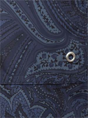 Costume a pantaloncino Etro uomo con stampa Paisley blu in UOMO
