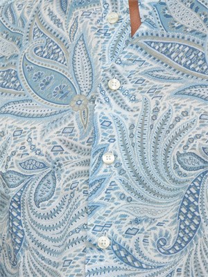 Camicia Etro in cotone paisley floreale in UOMO
