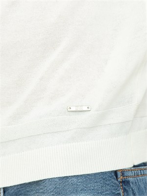 T-shirt in maglia Liu-jo avorio in UOMO